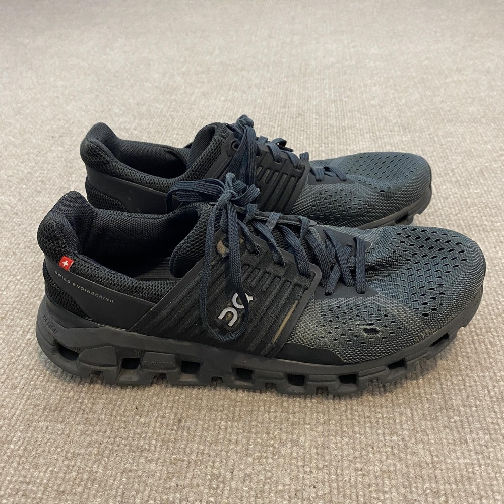 On Cloudswift Shoes Womens Size 9 Black CloudTec Running Cushioned Mesh Sneakers